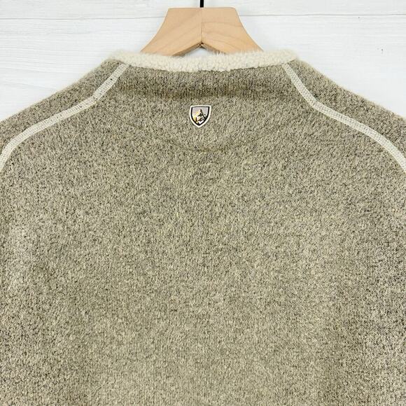 KUHL Alfpaca Fleece Pullover Sweater Mens S Outdoor Hiking Gorpcore Camping - Picture 8 of 15